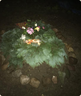 Auch in der Nacht sind unsere Gedanken bei Dir